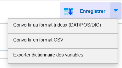 tri à plat réponses multiples